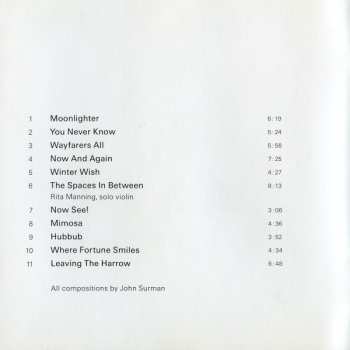 CD John Surman: The Spaces In Between