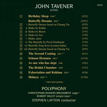CD John Tavener: Schuon Hymnen - The Second Coming - Exhortation And Kohima - Shûnya And Other Choral Works