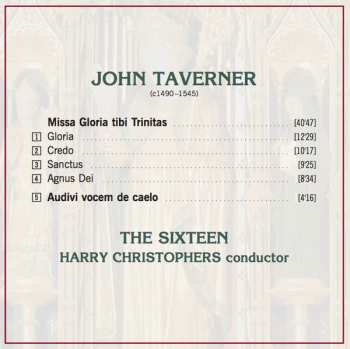 CD The Sixteen: Missa Gloria Tibi Trinitas - Audivi Vocem De Coelo