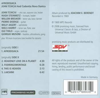 CD John Tchicai: Afrodisiaca