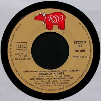 SP Olivia Newton-John: Summer Nights / Rock 'n' Roll Party Queen