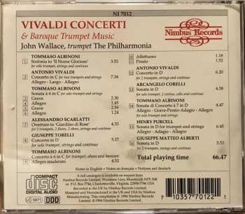 CD Philharmonia Orchestra: Vivaldi Concerti And Baroque Trumpet Music