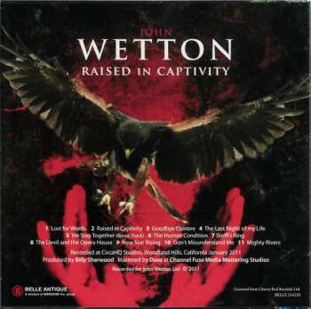 CD John Wetton: Raised In Captivity