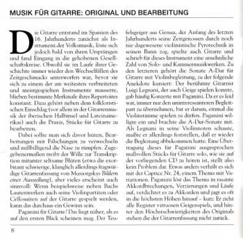 CD Niccolò Paganini: Guitar Recital