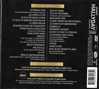 2CD/2DVD Johnny Hallyday: Tour Eiffel 2000
