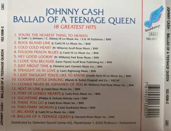 CD Johnny Cash: Ballad Of A Teenage Queen  - 18 Greatest Hits