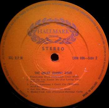 LP Johnny Cash: The Great Johnny Cash