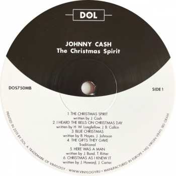 LP Johnny Cash: The Christmas Spirit LTD