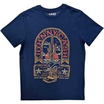 Merch Johnny Cash: Johnny Cash Unisex T-shirt: Sunday Morning (small) S