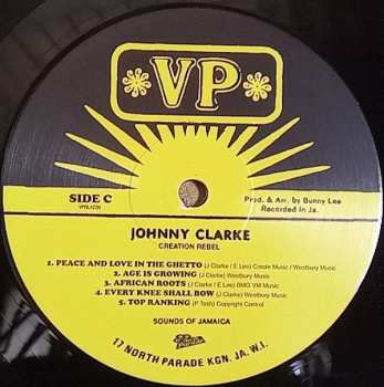 2LP Johnny Clarke: Creation Rebel
