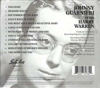 CD Johnny Guarnieri: Johnny Guarnieri Playing Harry Warren
