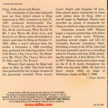 CD Johnny Guitar Watson: The Very Best Of Johnny "Guitar" Watson - Gangster Of Love