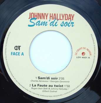 3LP Johnny Hallyday: Au Bon Vieux Temps Du Juke-box LTD