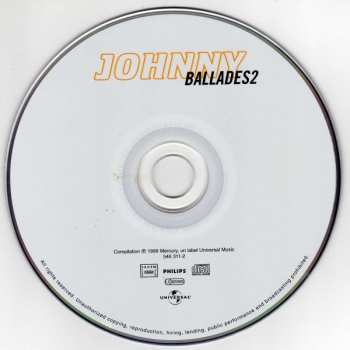 2CD Johnny Hallyday: Ballades