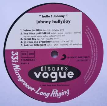 LP Johnny Hallyday: Hello Johnny