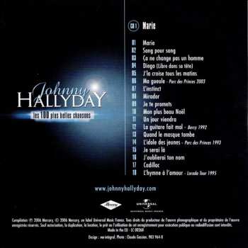 5CD/Box Set Johnny Hallyday: L'album De Sa Vie