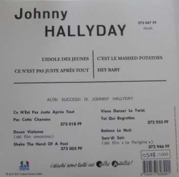 SP Johnny Hallyday: L'idole Des Jeunes/C'est Le Mashed Potatoes LTD | NUM | CLR