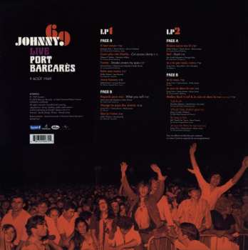 2LP Johnny Hallyday: Live Port Barcarès - 9 Août 1969 LTD