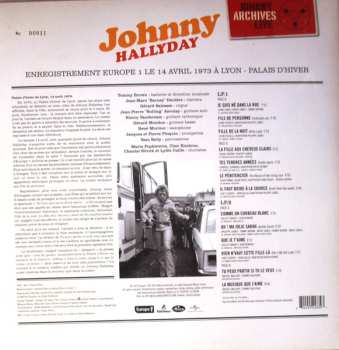 2LP Johnny Hallyday: Lyon - Palais D'hiver 14 Avril 1973
