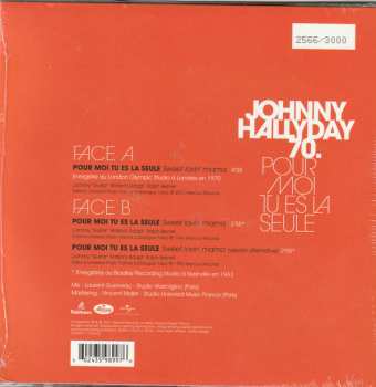 SP Johnny Hallyday: Pour Moi Tu Es La Seule LTD | NUM