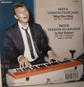 SP Johnny Hallyday: Wap-Dou-Wap / Ja Der Elefant LTD | NUM | PIC
