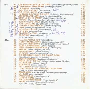 2CD Johnny Hodges: Con-Soul & Jazz - Wild Bill Is The Boss!