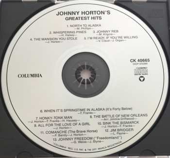 CD Johnny Horton: Johnny Horton's Greatest Hits