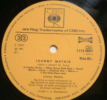 LP Johnny Mathis: Johnny Mathis