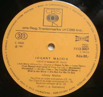 LP Johnny Mathis: Johnny Mathis