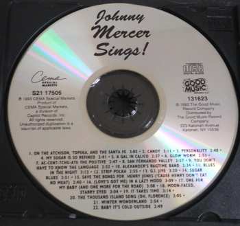 CD Johnny Mercer: Johnny Mercer Sings!