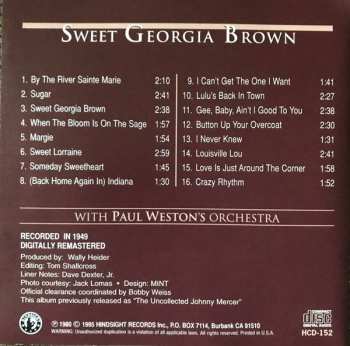 CD Johnny Mercer: Sweet Georgia Brown