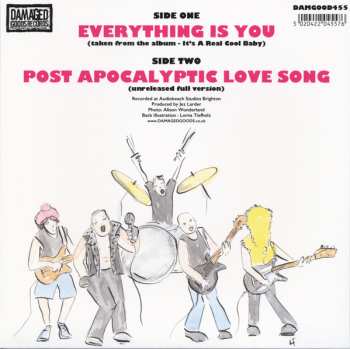 SP Johnny Moped: Everything Is You / Post Apocalyptic Love Song LTD | CLR
