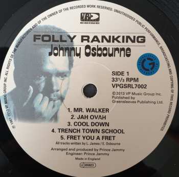 LP Johnny Osbourne: Folly Ranking