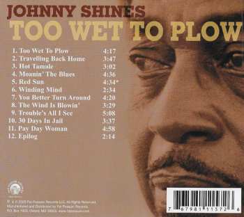 CD Louisiana Red: Too Wet To Plow