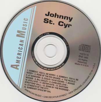 CD Johnny St. Cyr: Johnny St. Cyr