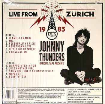 LP Johnny Thunders: Live From Zürich 1985