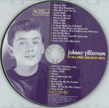 CD Johnny Tillotson: 25 All-Time Greatest Hits