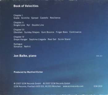 CD Jon Balke: Book Of Velocities