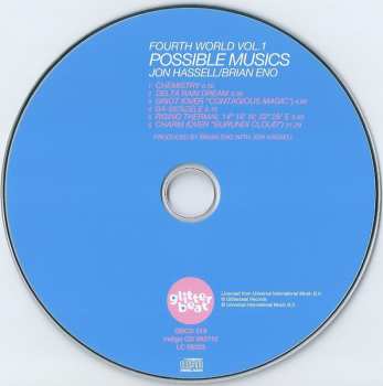 CD Brian Eno: Fourth World Vol. 1 Possible Musics DIGI