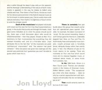 CD Jon Lloyd: Four And Five