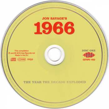2CD Jon Savage: Jon Savage’s 1966 (The Year The Decade Exploded)