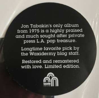 LP/CD Jon Tabakin: Jon Tabakin LTD