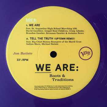 LP Jonathan Batiste: We Are: Roots & Traditions LTD | CLR