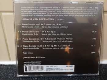 CD Jonathan Biss: Beethoven Piano Sonatas Vol.1. Nos 5,11,12 & 26 'Les Adieux'