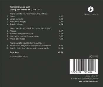 CD Ludwig van Beethoven: Piano Sonatas Vol. 9 Nos 7, 18, & 32