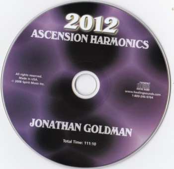 CD Jonathan Goldman: 2012 Ascension Harmonics