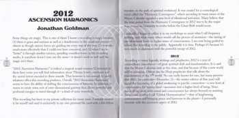 CD Jonathan Goldman: 2012 Ascension Harmonics