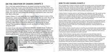 CD Jonathan Goldman: Chakra Chants 2