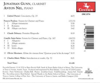 CD Anton Nel: Pierné, Poulenc, Debussy, Saint-Saëns, Messiaen, Widor