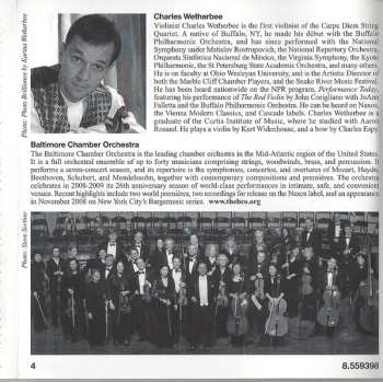 CD Carpe Diem String Quartet: Violin Concerto • String Quartet No. 1, "Pearl German"